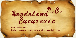 Magdalena Cucurević vizit kartica